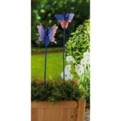Evergreen Flag Beautiful Dragonfly Americana Spinning Garden Stake - 6 x 6 x 28 Inches -Cheap Garden Decor Store unnamed file 3976