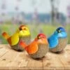 Set of 3 Resin Bird Statue Orange/Blue/Yellow - Exhart 1 Set of 3 Resin Bird Statue Orange/Blue/Yellow - Exhart -Cheap Garden Decor Store unnamed file 3986