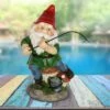 11.14" Resin Fishing Frodo Gnome Red/Green/Blue - Exhart 2 11.14" Resin Fishing Frodo Gnome Red/Green/Blue - Exhart -Cheap Garden Decor Store unnamed file 4011