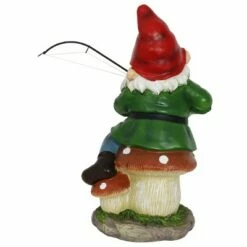 11.14" Resin Fishing Frodo Gnome Red/Green/Blue - Exhart -Cheap Garden Decor Store unnamed file 4015