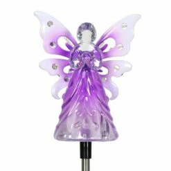 33.85" Acrylic Solar Angel Stake Purple - Exhart -Cheap Garden Decor Store unnamed file 4043
