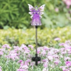 33.85" Acrylic Solar Angel Stake Purple - Exhart -Cheap Garden Decor Store unnamed file 4046