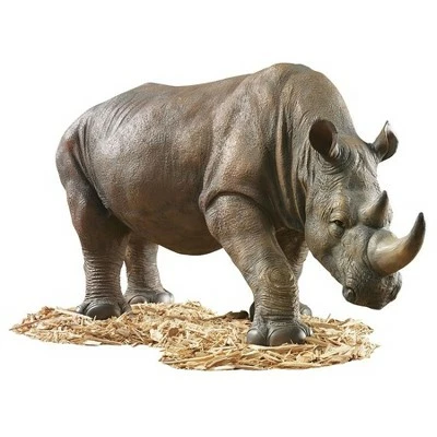 Design Toscano South African Rhino Garden Sculpture - Multicolored 3 Design Toscano South African Rhino Garden Sculpture - Multicolored