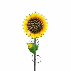 Evergreen Radiant Sunflower Garden Stake, Set of 3- 10x36x1, 7.5x31x1, 7x24x1 in -Cheap Garden Decor Store unnamed file 4069