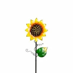 Evergreen Radiant Sunflower Garden Stake, Set of 3- 10x36x1, 7.5x31x1, 7x24x1 in -Cheap Garden Decor Store unnamed file 4071