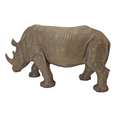 Design Toscano South African Rhino Garden Sculpture - Multicolored 5 Design Toscano South African Rhino Garden Sculpture - Multicolored - Image 3