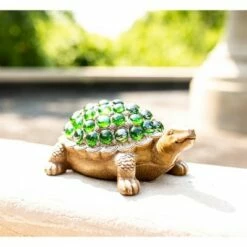 6.85" Glass Beaded Turtle Statue Green - Exhart 16 6.85" Glass Beaded Turtle Statue Green - Exhart -Cheap Garden Decor Store unnamed file 4113