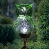 42" Solar Resin/Glass Owl Garden Stake Green - Exhart -Cheap Garden Decor Store unnamed file 4114