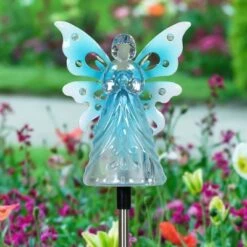 33.85" Acrylic Solar Angel Stake Blue - Exhart -Cheap Garden Decor Store unnamed file 4125