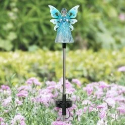 33.85" Acrylic Solar Angel Stake Blue - Exhart -Cheap Garden Decor Store unnamed file 4134