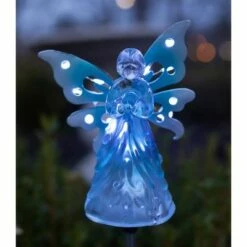 33.85" Acrylic Solar Angel Stake Blue - Exhart -Cheap Garden Decor Store unnamed file 4135