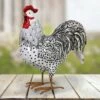 9.84" Resin Rooster Statue Black/White - Exhart 2 9.84" Resin Rooster Statue Black/White - Exhart -Cheap Garden Decor Store unnamed file 4182