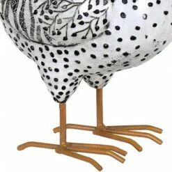 9.84" Resin Rooster Statue Black/White - Exhart -Cheap Garden Decor Store unnamed file 4183