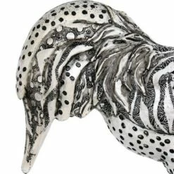 9.84" Resin Rooster Statue Black/White - Exhart -Cheap Garden Decor Store unnamed file 4184