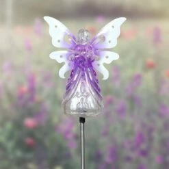 39.25" Metal Angel Solar Stake Purple - Exhart 6 39.25" Metal Angel Solar Stake Purple - Exhart -Cheap Garden Decor Store unnamed file 4190