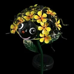 26.18" Metal Solar Bumble Bee Stake - Exhart -Cheap Garden Decor Store unnamed file 4213