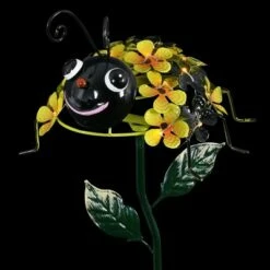 26.18" Metal Solar Bumble Bee Stake - Exhart -Cheap Garden Decor Store unnamed file 4214