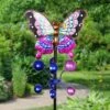37.8" Metal Butterfly Spinner Garden Stake Purple - Exhart 1 37.8" Metal Butterfly Spinner Garden Stake Purple - Exhart -Cheap Garden Decor Store unnamed file 4258