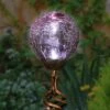 31" Crackle Glass Solar Ball Stake Lavender - Exhart -Cheap Garden Decor Store unnamed file 4267