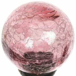 31" Crackle Glass Solar Ball Stake Lavender - Exhart -Cheap Garden Decor Store unnamed file 4269