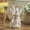 23.5" Concrete Haston Outdoor Rabbit Family Garden Statue - White - Christopher Knight Home 2 23.5" Concrete Haston Outdoor Rabbit Family Garden Statue - White - Christopher Knight Home -Cheap Garden Decor Store unnamed file 427