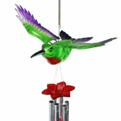 24" Plastic and Metal Hummingbird Fluttering Wings Wind Chime - Exhart -Cheap Garden Decor Store unnamed file 4282