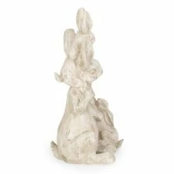 23.5" Concrete Haston Outdoor Rabbit Family Garden Statue - White - Christopher Knight Home -Cheap Garden Decor Store unnamed file 430