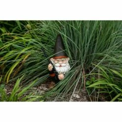 13.39" Resin Hunting Harry Garden Gnome Brown- Exhart -Cheap Garden Decor Store unnamed file 4331