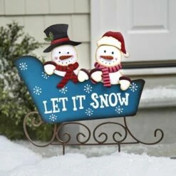 The Lakeside Collection Lakeside Metal Sleigh Stake for Christmas - Outdoor Christmas Decoration 10 The Lakeside Collection Lakeside Metal Sleigh Stake for Christmas - Outdoor Christmas Decoration -Cheap Garden Decor Store unnamed file 4339