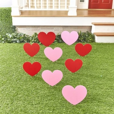 The Lakeside Collection Lakeside Heart Shaped Garden Yard Stakes - Valentine Garden Accent - Set of 9 2 The Lakeside Collection Lakeside Heart Shaped Garden Yard Stakes - Valentine Garden Accent - Set of 9 - Image 2