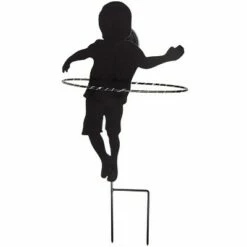 The Lakeside Collection Lakeside Solar Lighted Silhouette Kid Garden Stake with Multiple Functions -Cheap Garden Decor Store unnamed file 4347