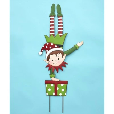 The Lakeside Collection Lakeside Christmas Elf Garden Stake - Holiday Yard Decoration 4 The Lakeside Collection Lakeside Christmas Elf Garden Stake - Holiday Yard Decoration - Image 2