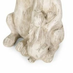 23.5" Concrete Haston Outdoor Rabbit Family Garden Statue - White - Christopher Knight Home -Cheap Garden Decor Store unnamed file 436