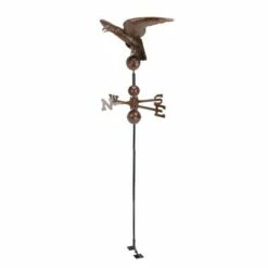 Northlight 3' Polished Eagle Outdoor Garden Weathervane - Chocolate Brown