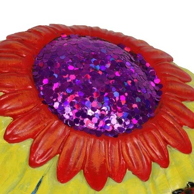 6.5" Resin Colorful Garden Turtle Statue - Exhart 3 6.5" Resin Colorful Garden Turtle Statue - Exhart - Image 2