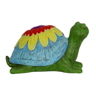 6.5" Resin Colorful Garden Turtle Statue - Exhart 7 6.5" Resin Colorful Garden Turtle Statue - Exhart - Image 6