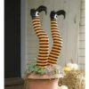 Set of 2 7.5" Halloween Stakes Witch Leg - Evergreen -Cheap Garden Decor Store unnamed file 4460