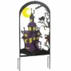 Plow & Hearth Metal Halloween Trellises In Witch And Haunted House Designs -Cheap Garden Decor Store unnamed file 4474