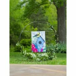 Evergreen Metal Outdoor Sculptural Decor for Displaying Planter or Flag- 35x40x35 in -Cheap Garden Decor Store unnamed file 4479