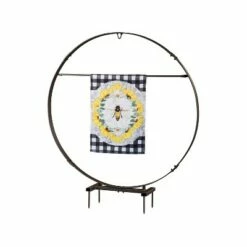 Evergreen Metal Outdoor Sculptural Decor for Displaying Planter or Flag- 35x40x35 in -Cheap Garden Decor Store unnamed file 4482