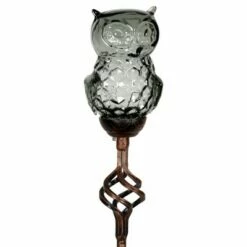 32" Solar Resin/Glass Owl Garden Stake Bronze - Exhart 15 32" Solar Resin/Glass Owl Garden Stake Bronze - Exhart -Cheap Garden Decor Store unnamed file 4491
