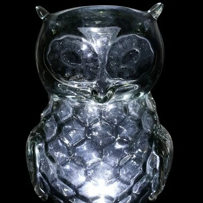 32" Solar Resin/Glass Owl Garden Stake Bronze - Exhart 8 32" Solar Resin/Glass Owl Garden Stake Bronze - Exhart - Image 7