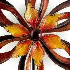 Alpine Corporation 96" Glass/Iron Outdoor Flower Dual Kinetic Spinner Stake Red/Yellow 11 Alpine Corporation 96" Glass/Iron Outdoor Flower Dual Kinetic Spinner Stake Red/Yellow -Cheap Garden Decor Store unnamed file 4503