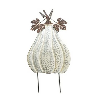 Direct International Home & Garden 22.0" Destressed White Pumpkins Yard Decor Fall Direct Designs International - Decorative Garden Stakes 3 Direct International Home & Garden 22.0" Destressed White Pumpkins Yard Decor Fall Direct Designs International - Decorative Garden Stakes