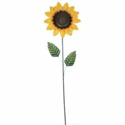 Direct International Home & Garden 65.0" Tall Yellow Sunflower Yard Decor Fall Direct Designs International - Decorative Garden Stakes