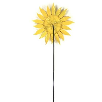 Direct International Home & Garden 71.0" Sun Face Sunflower Spinner Yard Decor Wind Flower Summer Direct Designs International - Decorative Garden Stakes 4 Direct International Home & Garden 71.0" Sun Face Sunflower Spinner Yard Decor Wind Flower Summer Direct Designs International - Decorative Garden Stakes - Image 2