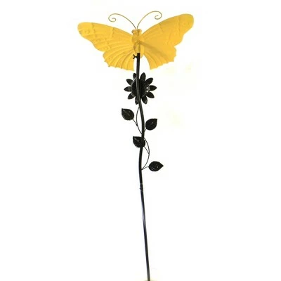 Direct International Home & Garden 54.0" Butterfly Spring Sunflower Poke Yard Decor Motion Movement Poke Direct Designs International - Decorative Garden Stakes 4 Direct International Home & Garden 54.0" Butterfly Spring Sunflower Poke Yard Decor Motion Movement Poke Direct Designs International - Decorative Garden Stakes - Image 2