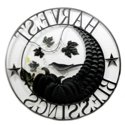 Direct International Home & Garden 28.0" Cornucopia Harvest Wall Art Thanksgiving Fall Decor Direct Designs International - Decorative Garden Stakes 4 Direct International Home & Garden 28.0" Cornucopia Harvest Wall Art Thanksgiving Fall Decor Direct Designs International - Decorative Garden Stakes - Image 2