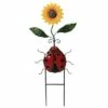 Direct International Home & Garden 23.0" Lady Bug W/Sunflower Stake Yard Decor Metal Direct Designs International - Decorative Garden Stakes -Cheap Garden Decor Store unnamed file 4587