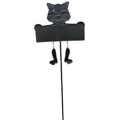 Direct International Home & Garden 48.0" Spooky Black Cat Stake Halloween Yard Decor Direct Designs International - Decorative Garden Stakes 4 Direct International Home & Garden 48.0" Spooky Black Cat Stake Halloween Yard Decor Direct Designs International - Decorative Garden Stakes - Image 2